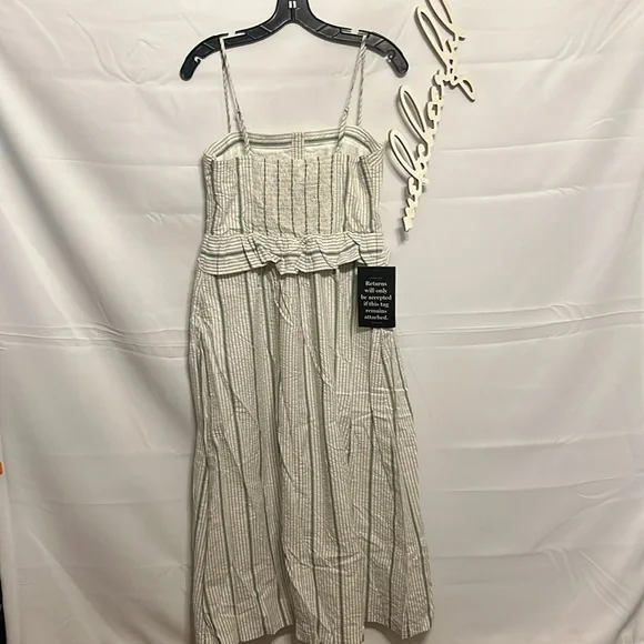 Tuckernuck Mint and White Striped Midi Dress - Picture 10 of 10